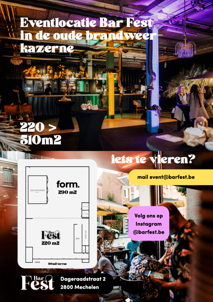 Eventlocatie Mechelen Bar Fest